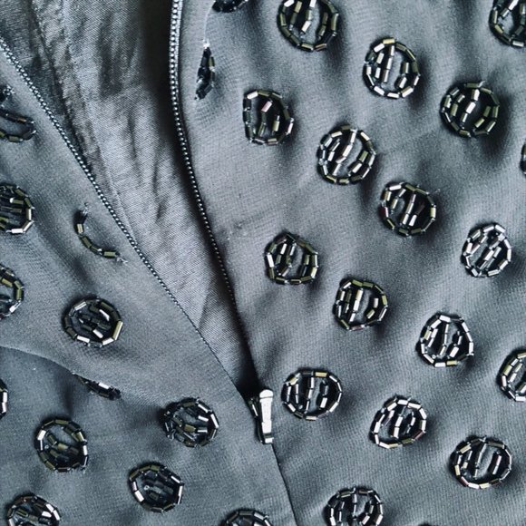 Topshop Black Bead Embellished Romper NWOT - Picture 8 of 8